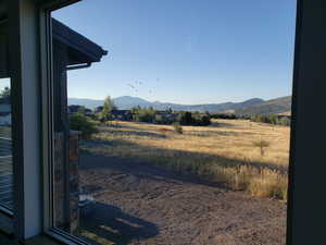 Property view of mountains featuring a rural view