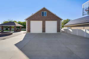 View of Detached garage