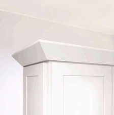 Sample pic of crown molding style selected for home. Options/sample pictures are for illustrative purposes only, and actual options/colors may vary from sample shown.