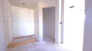 Attached Bathroom for Bedroom Suite 1; Walk in shower and water closet