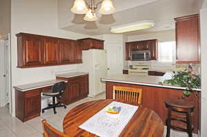 Kitchen with Desk