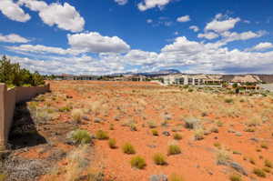 Exterior space with a mountain view