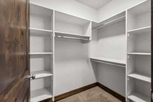 View of spacious closet