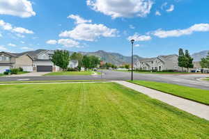 View of street featuring a mountain view