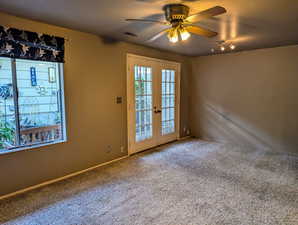 Family Room with walk-out basement