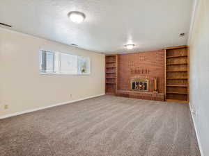 Large basement family room