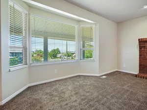 Main floor family room with lake views