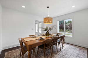 Formal dining room