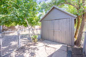 View of outdoor structure