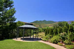 The property features a gazebo that encourages outdoor activities that bring family and friends together.