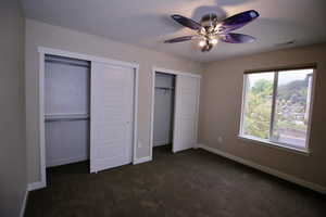 One of four bedrooms located upstairs on the second level.