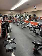 View of workout area in Community Center