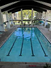 View of indoor swimming pool in Community Center