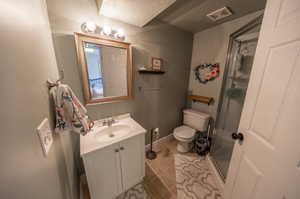 Basement bathroom and 3/4 (stand-up) shower