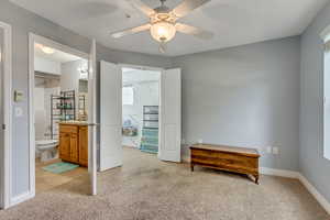 Bedroom 3 with large walk-in closet