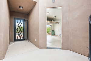 Entry of Front Door & Garage