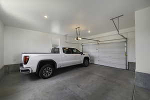 24 foot long garage!