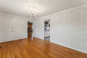 Formal dining room adjacent to the kitchen.