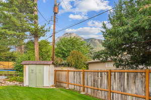 View of Mt. Olympus from the back yard.