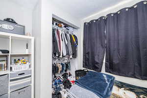 View of spacious closet