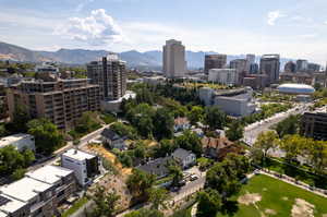 view of downtown southwards. one block to temple square