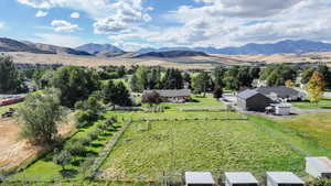 Exterior space with a mountain view and a rural view