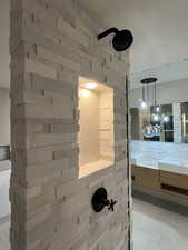 primary bathroom walk-in shower