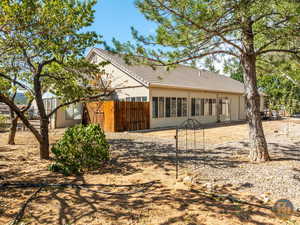 View of back of property