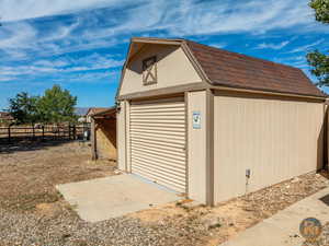 View of outdoor structure