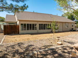 View of rear view of house