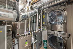 Basement apartment  and laundry area