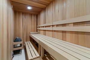 View of sauna