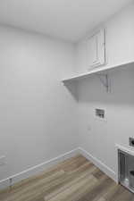 Laundry room conveniently located on the same floor as the bedrooms