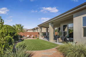 View of yard featuring a patio area