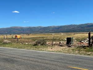 Mountain view with a rural view