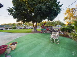 View of patio