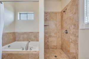 Upstairs Baster bathroom tub and shower