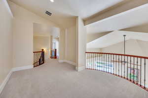 Upstairs loft overlooking great room