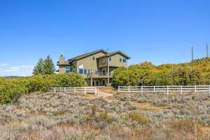 View of rear view of house