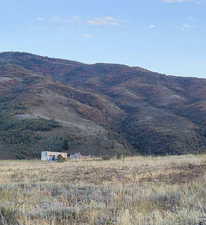 Mountain view with a rural view