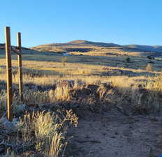 Mountain view featuring a rural view