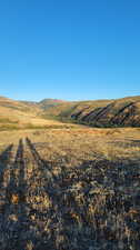 Mountain view featuring a rural view