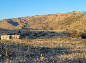 Mountain view featuring a rural view