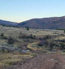 View of mountain feature featuring a rural view