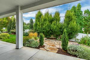 Large Covered Back Patio