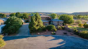 Exterior space featuring a mountain view