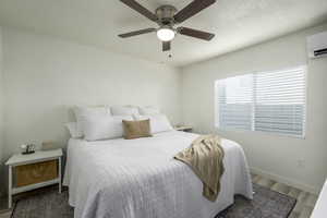 Basement apartment bedroom