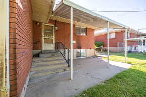 Back covered patio