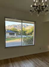 View of Ben Lomond from the dining room