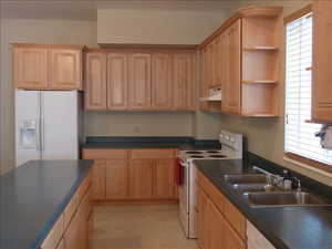 ADU 1 features a large kitchen